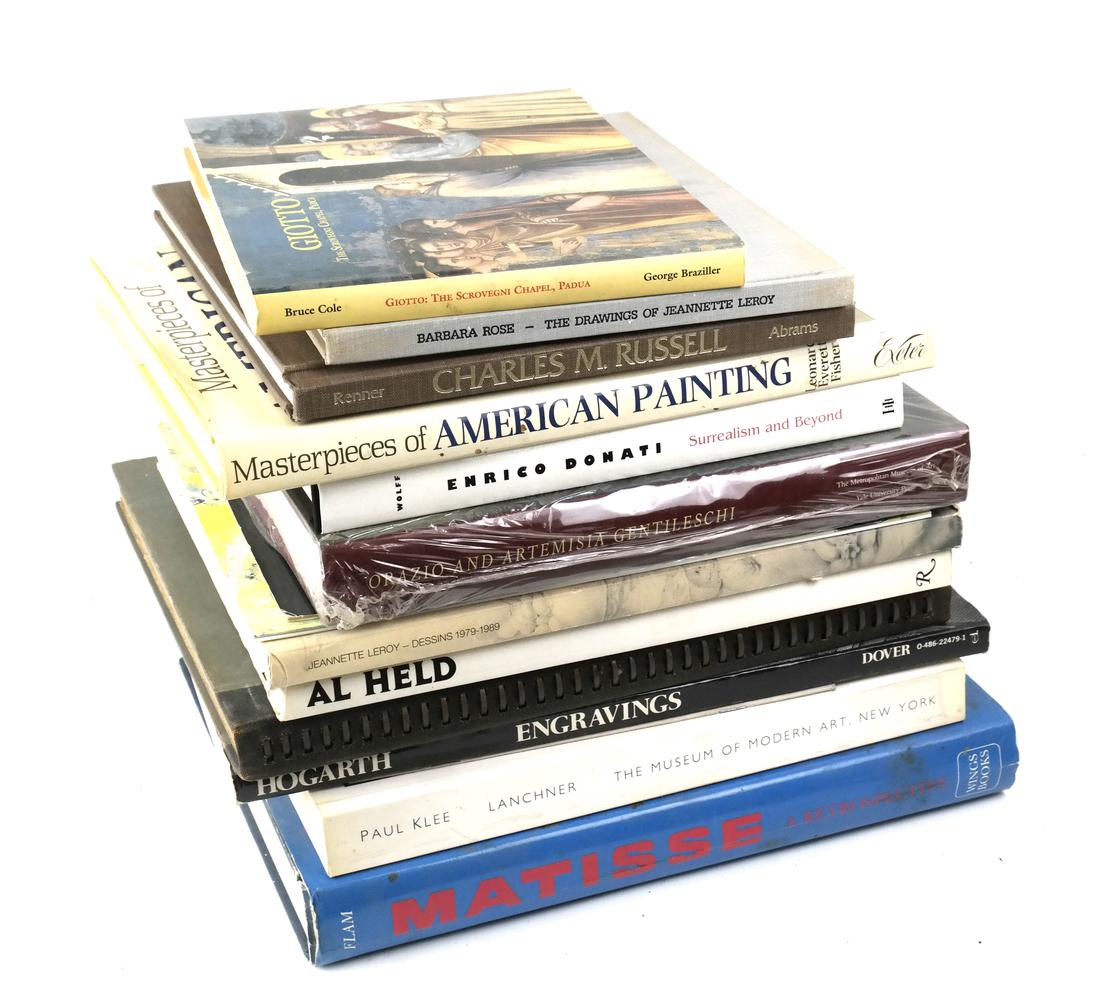 Box Lot of 12 Modern and American Art Books (1 of 6)