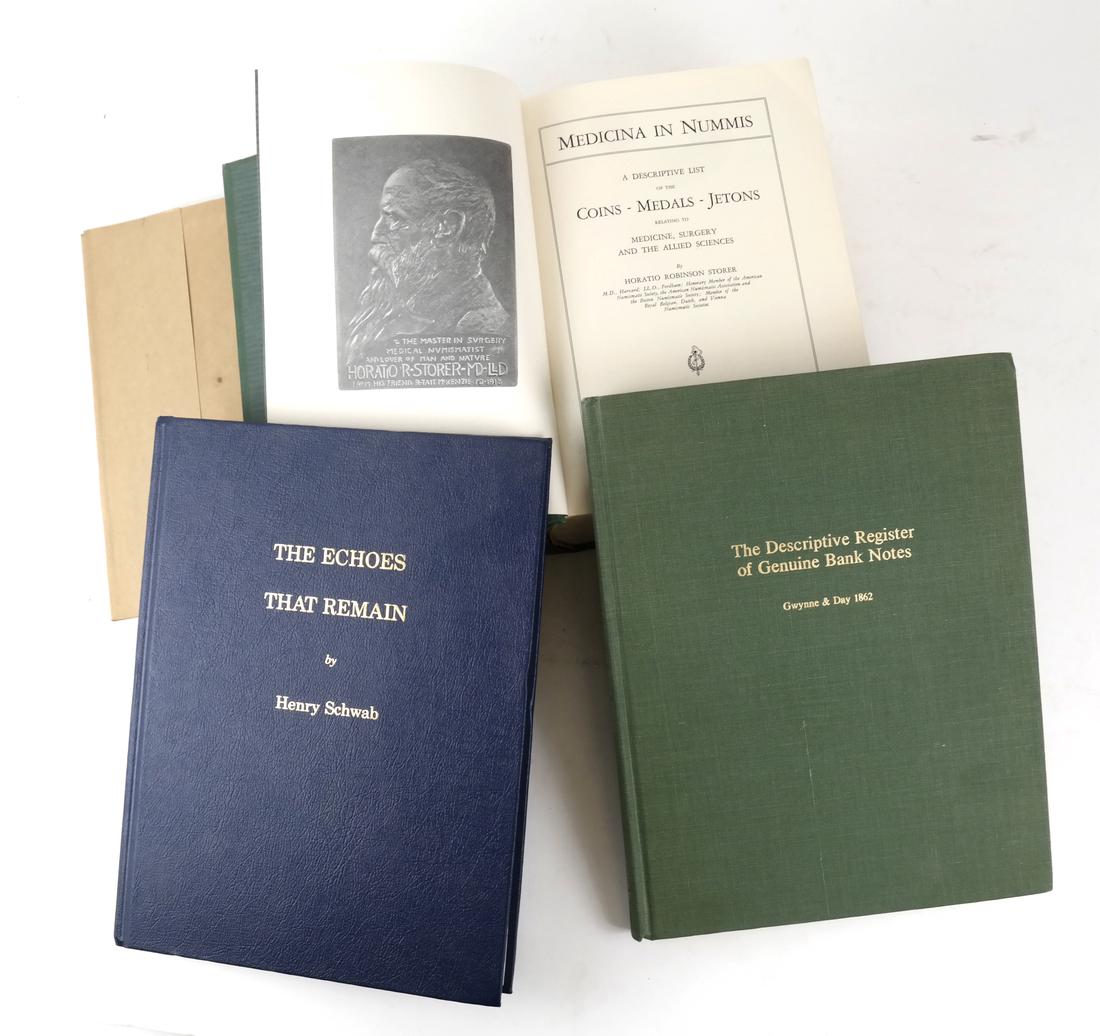 Books: 3 Volumes on Coins and Currency (1 of 4)