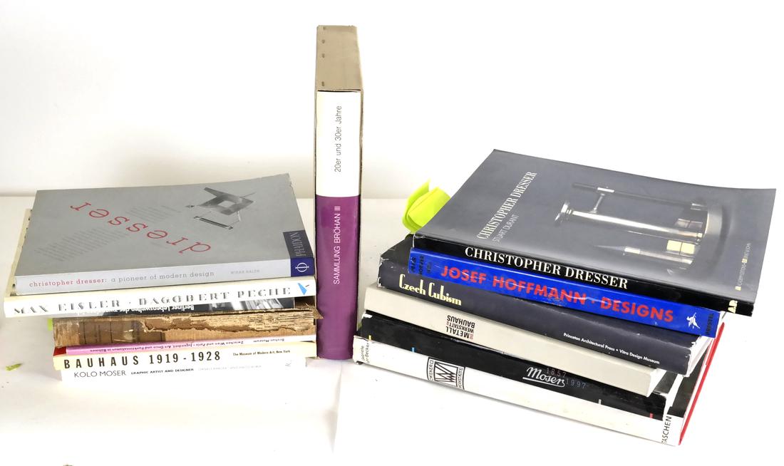 Box Lot of 13 Books on Weiner Werkstatte and Bauhaus (1 of 4)