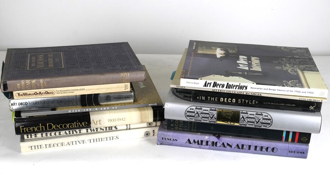 Box Lot of 13 Books on Art Deco (1 of 4)
