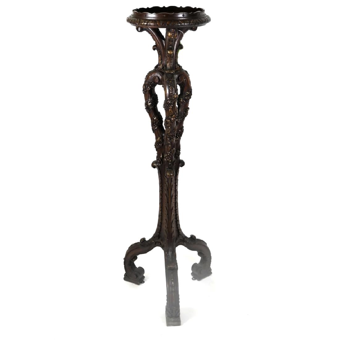 Georgian-Style Mahogany Fern Stand (1 of 3)