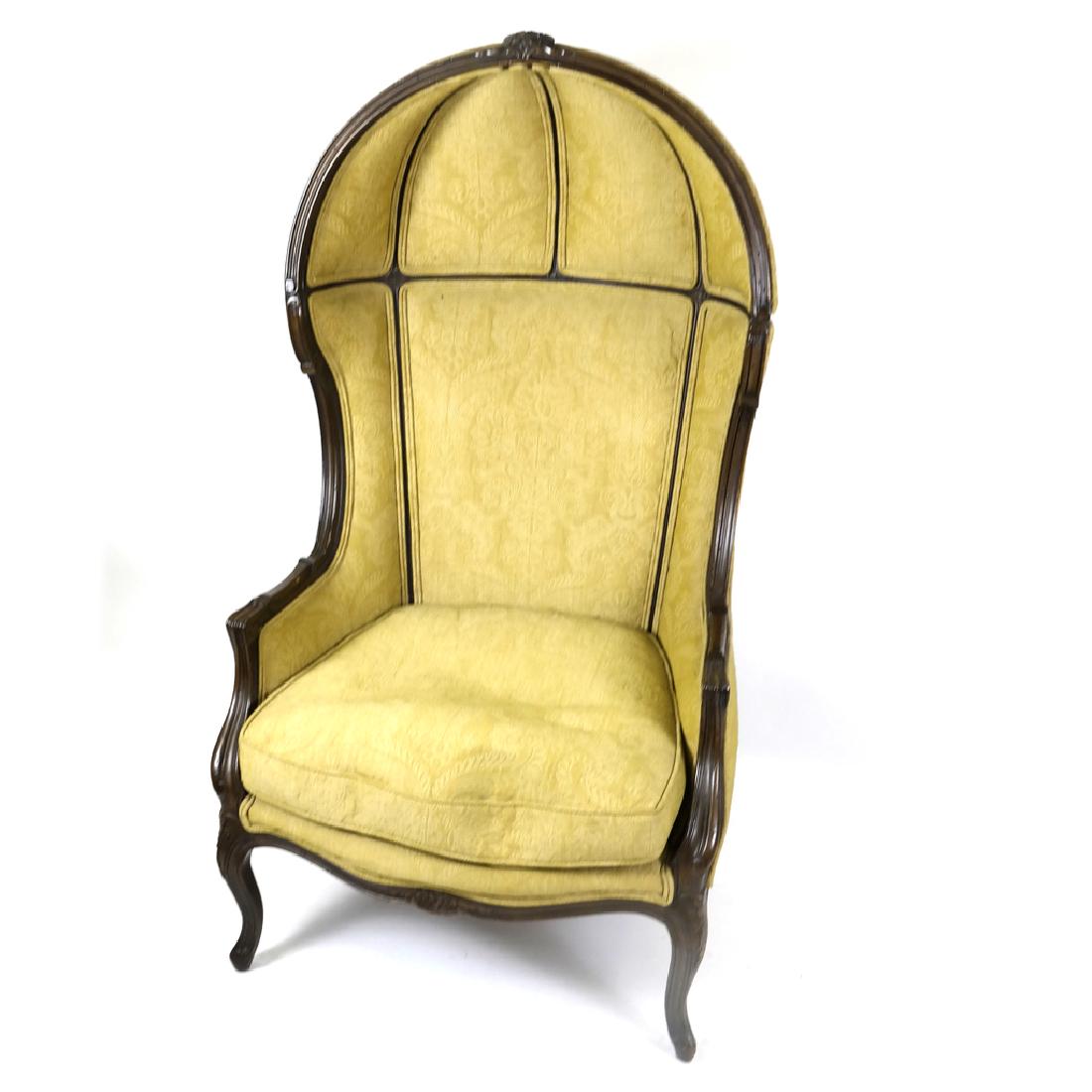 French-Style Walnut Canape Chair (1 of 7)