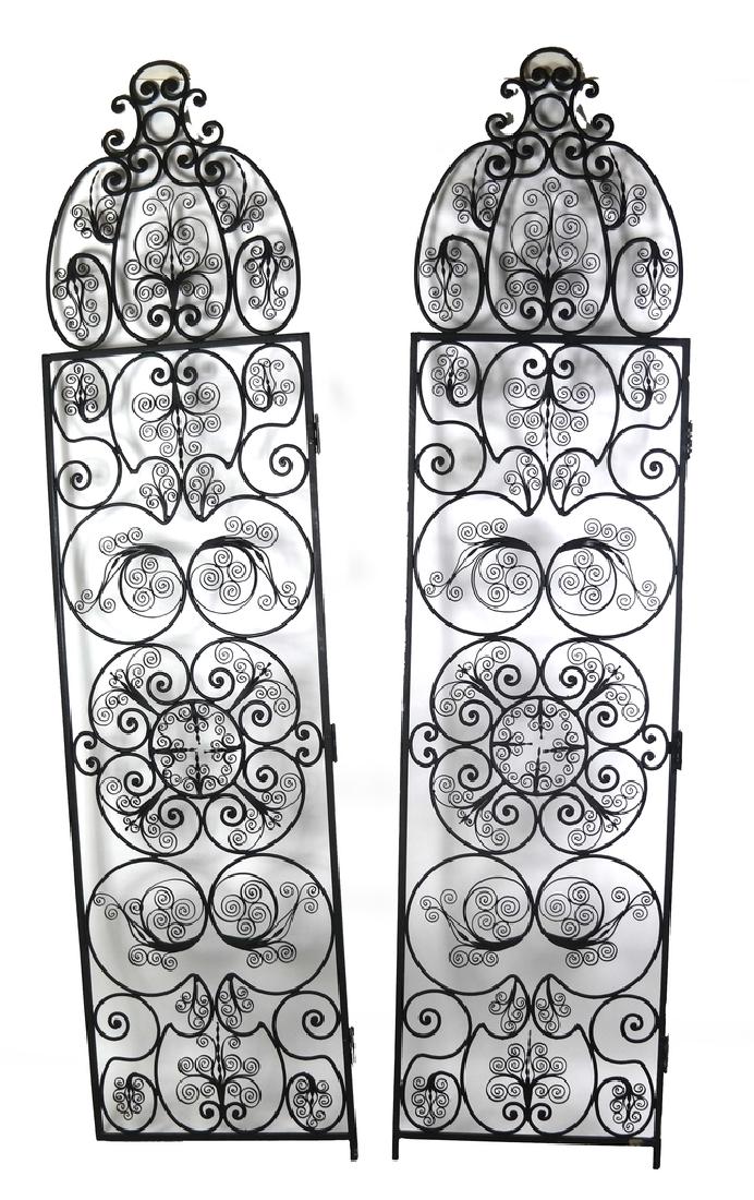 Pair of Iron Garden Gates (1 of 3)