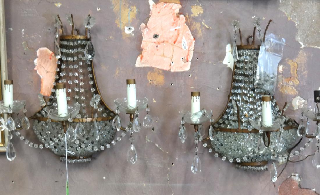 Pair of Beaded Urn-Form Sconces (1 of 6)