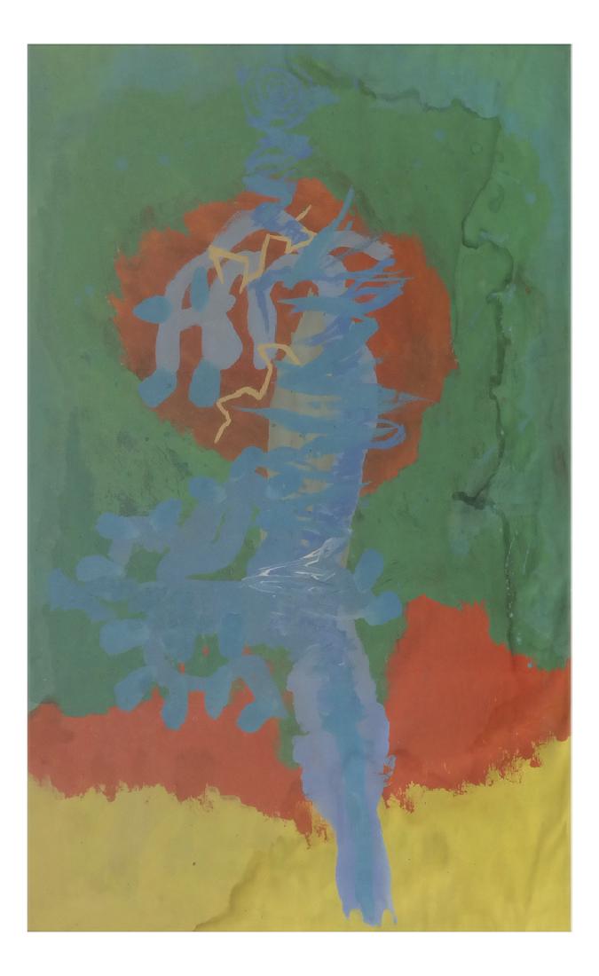 Abstract Composition, Acrylic on Paper (1 of 5)