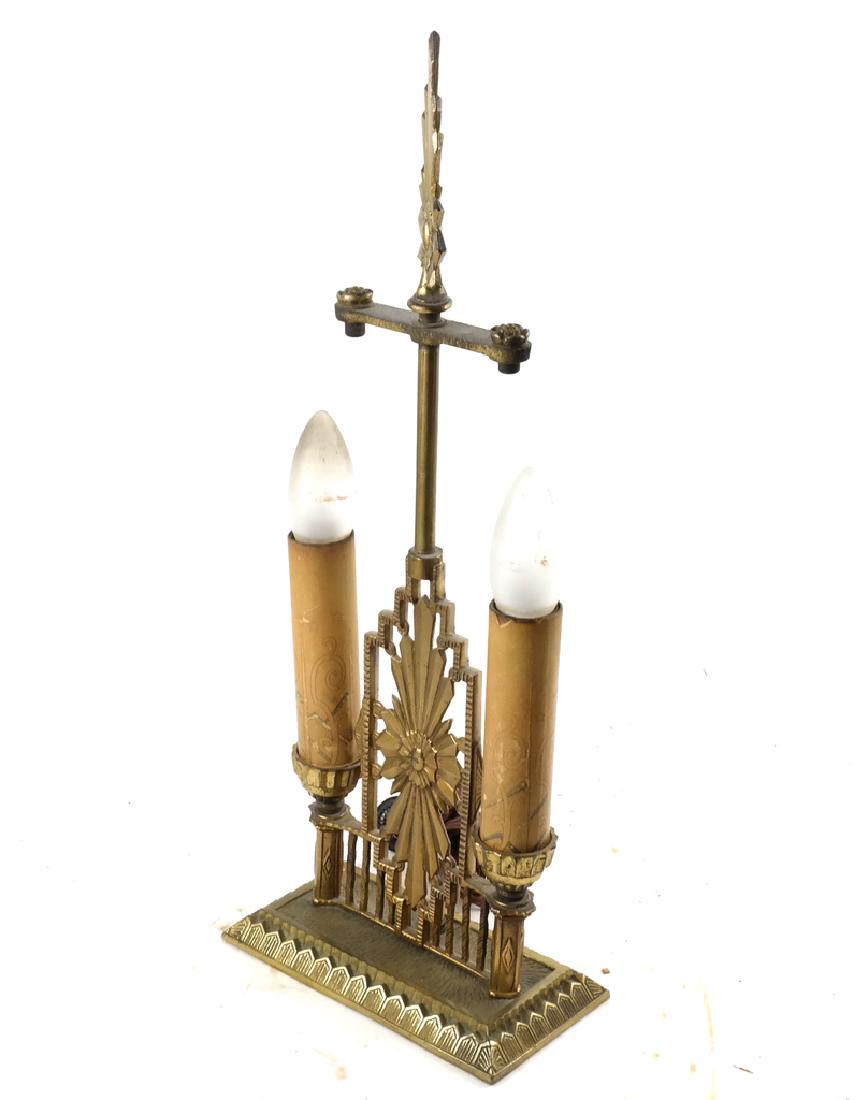 Art Deco Bronze Table Lamp (1 of 3)