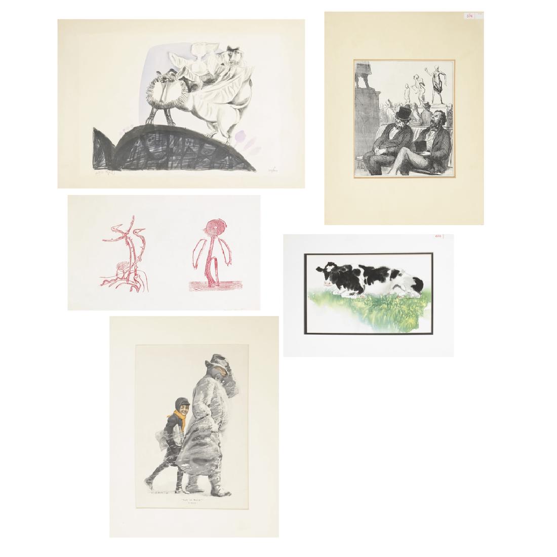 Five Unframed Works (1 of 6)