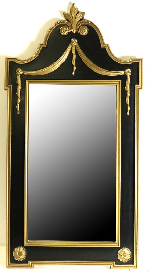 Empire-Style Polychrome Frame Wall Mirror. (1 of 5)