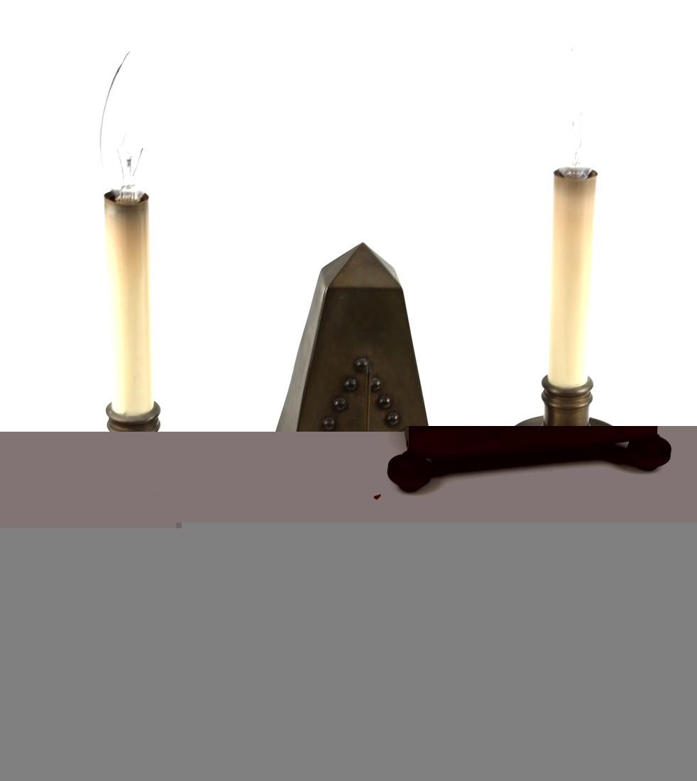 Obelisk-Form Brass Table Lamp (1 of 4)