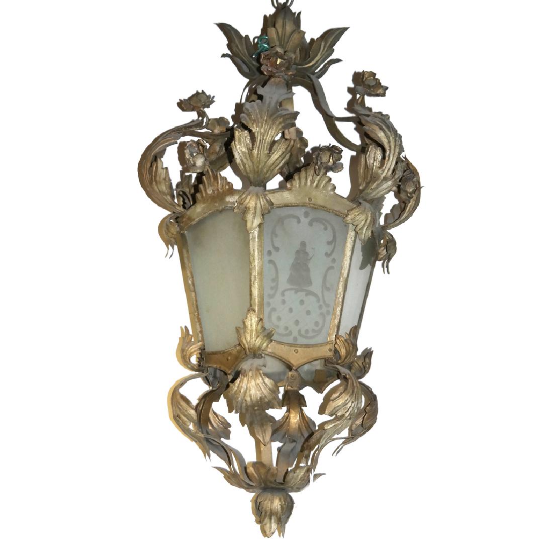 3-Light Glass Panel Lantern (1 of 3)