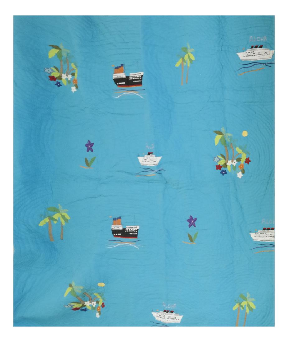 Aloha Quilt, Handmade and Hand-Stitched (1 of 6)