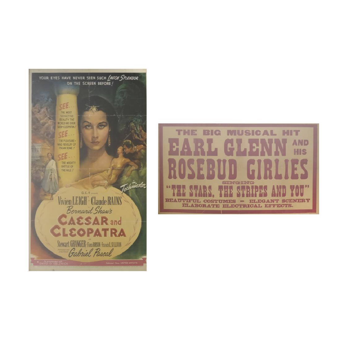 Two Vintage Posters - Stars and Stripes and Cleopatra (1 of 8)