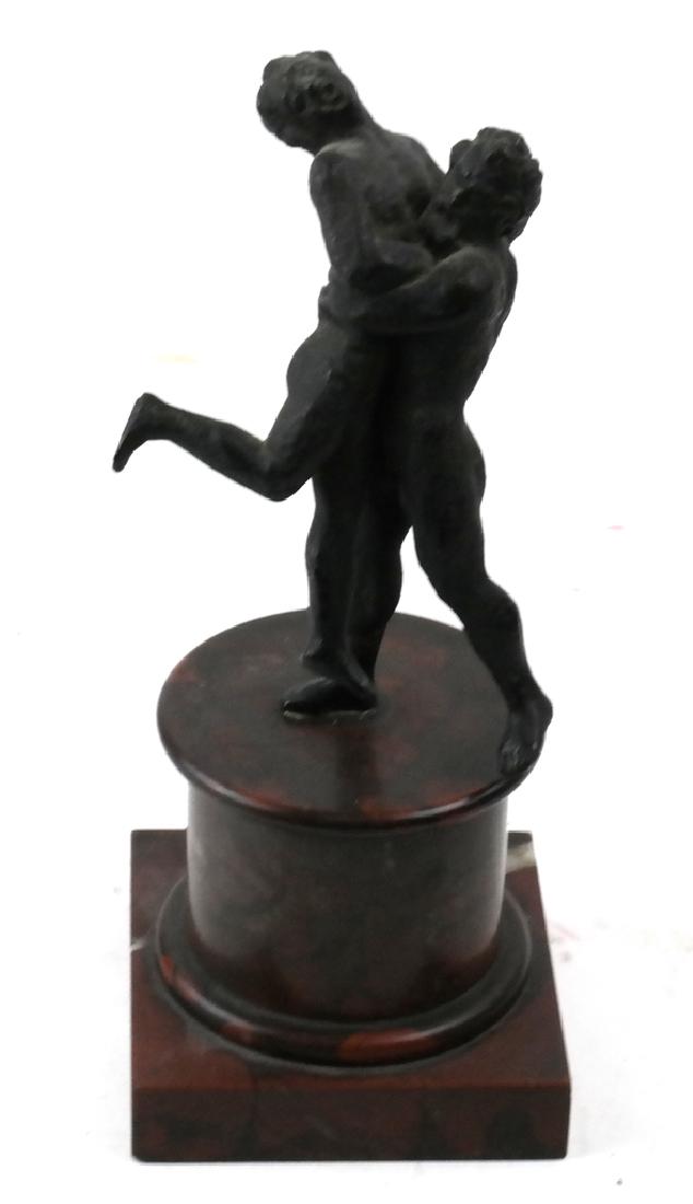 Bronze Sculpture, Wrestlers - Hercules and Antaeus (1 of 6)