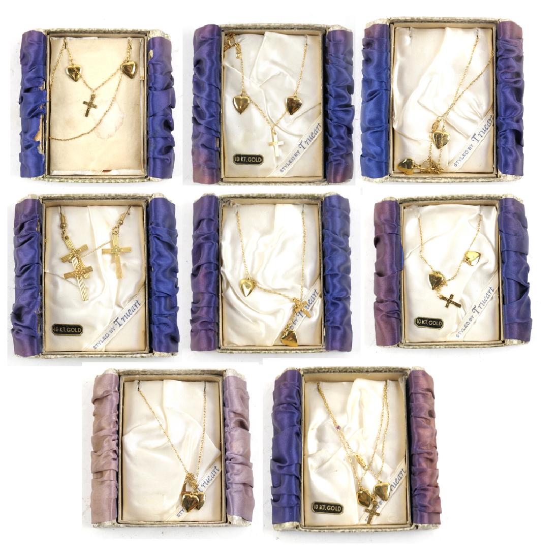 Lot of 10k Yellow Gold Items, Boxed (1 of 8)