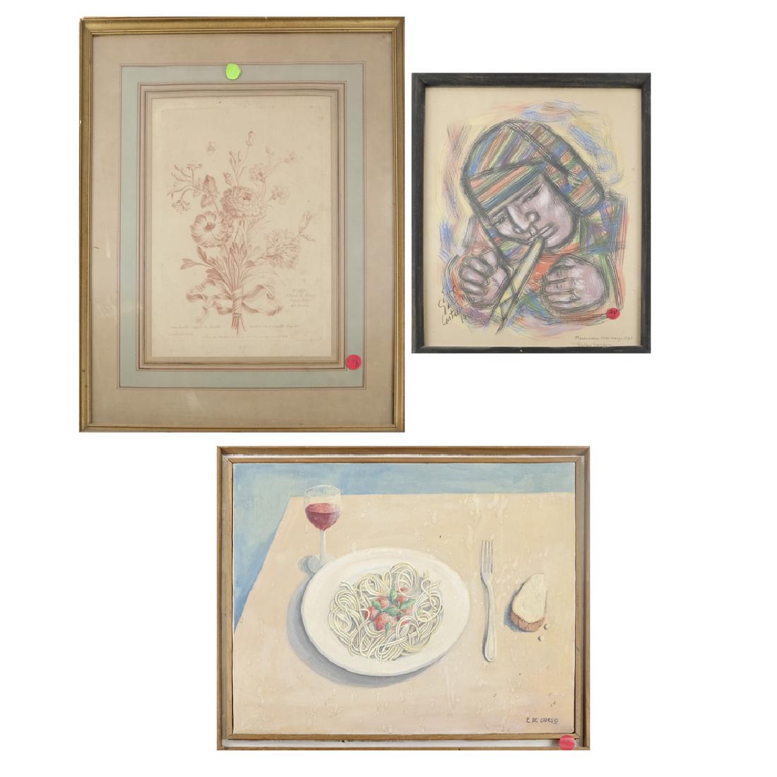 Two Original Works and 1 Print (1 of 4)