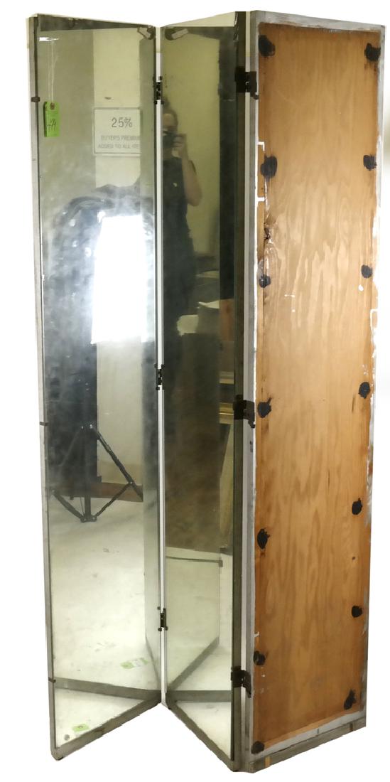 20th Century Modern Mirrored Floor Screen (1 of 4)