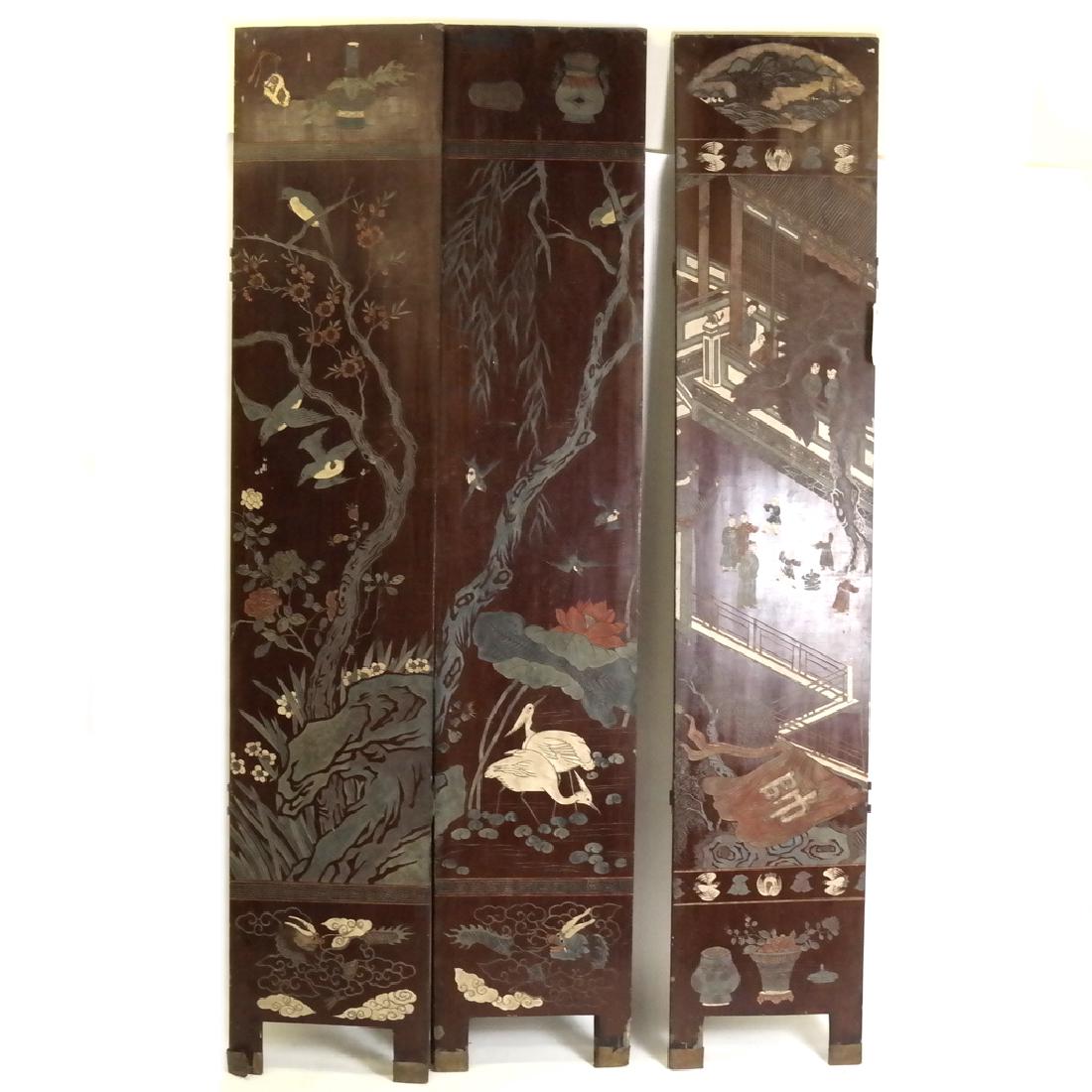 18th-19th Century Japanese Coromandel 8-Fold Screen (1 of 6)