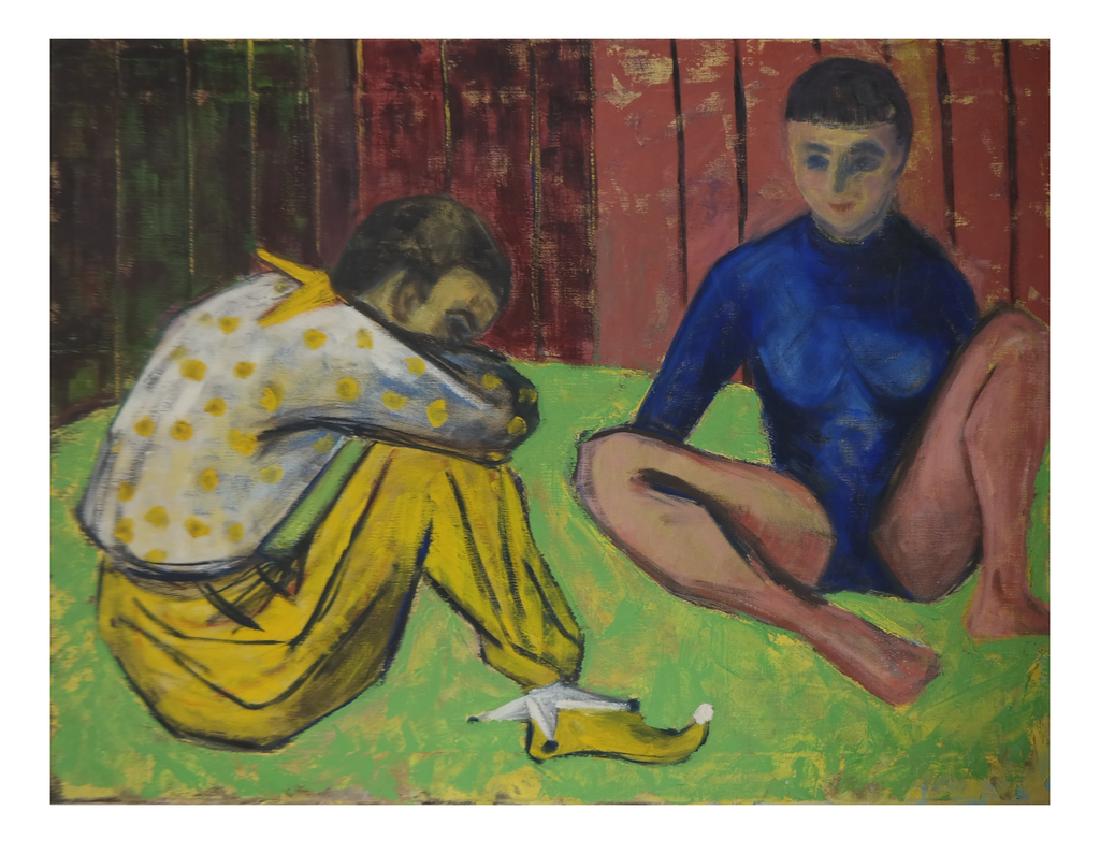 Onda F. d'Urso - 3 Oils on Canvas - Figural, Landscape (1 of 5)