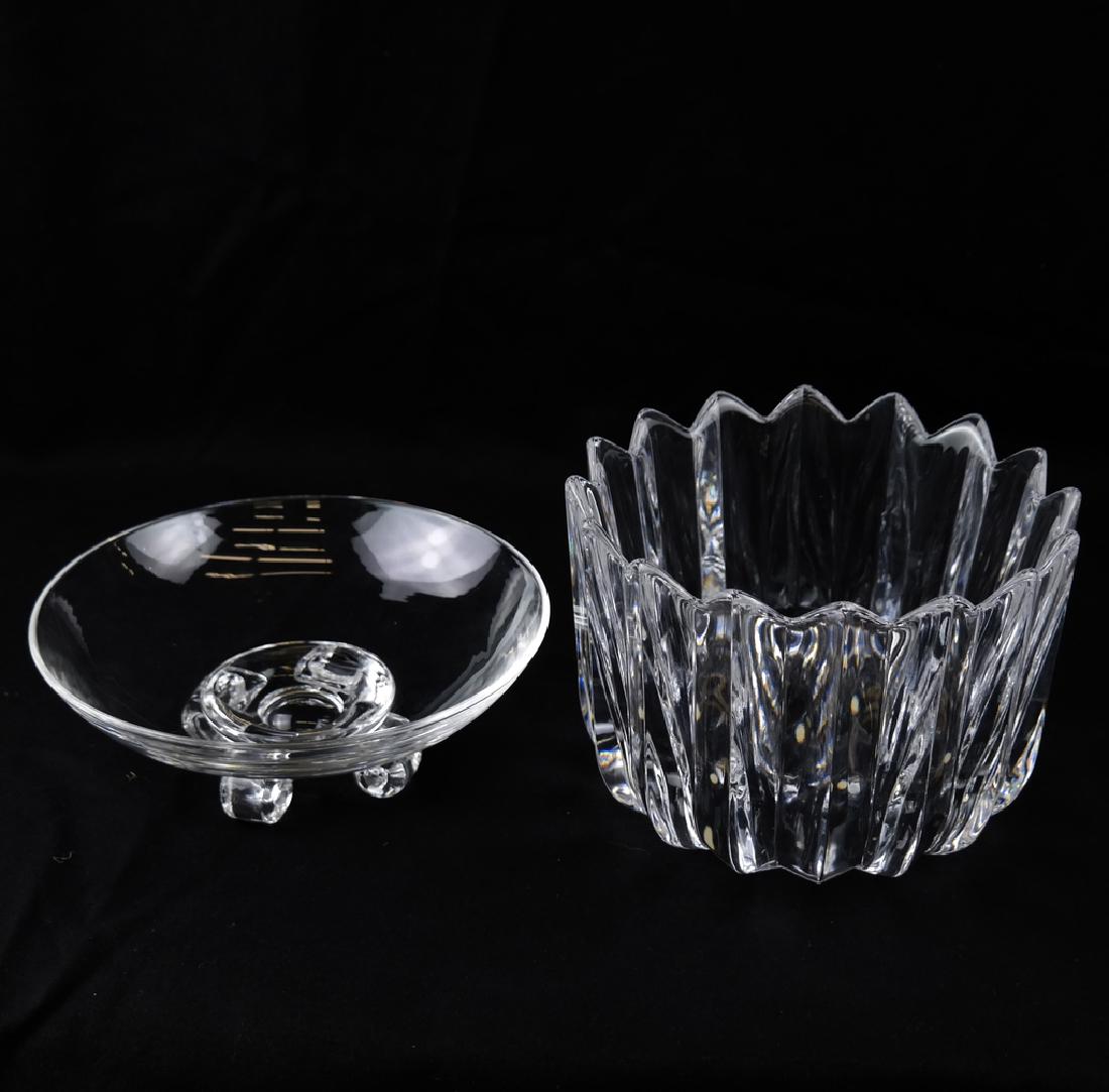 Two Crystal Vessels, Orrefors and Steuben (1 of 6)