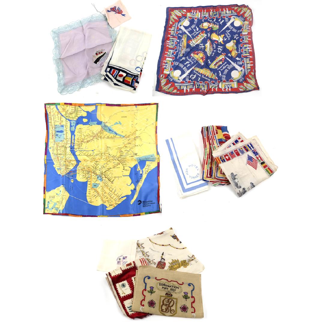 Commemorative Scarves and Textiles - 12 pcs. (1 of 6)