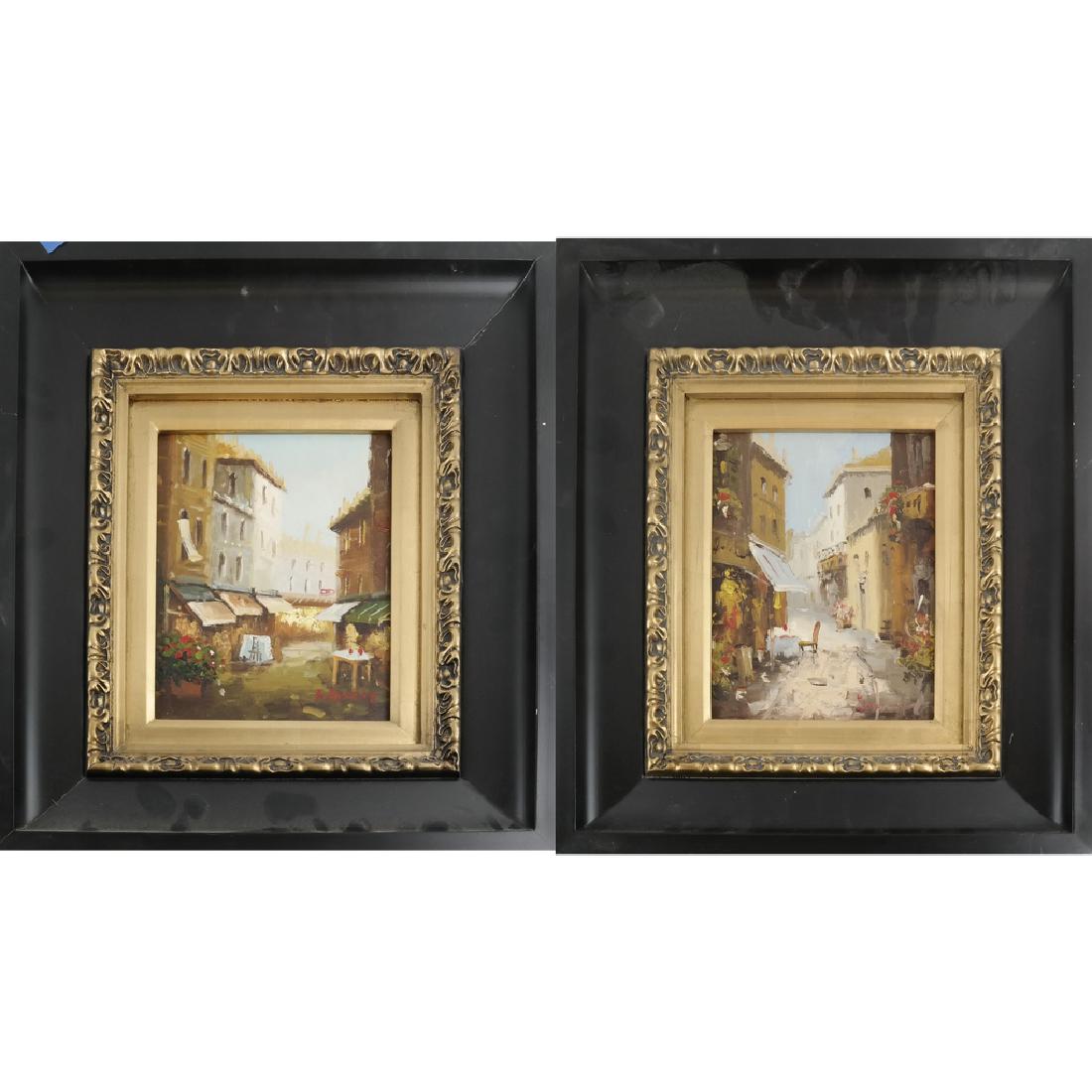 Two French Impressionist-Style Paintings (1 of 7)