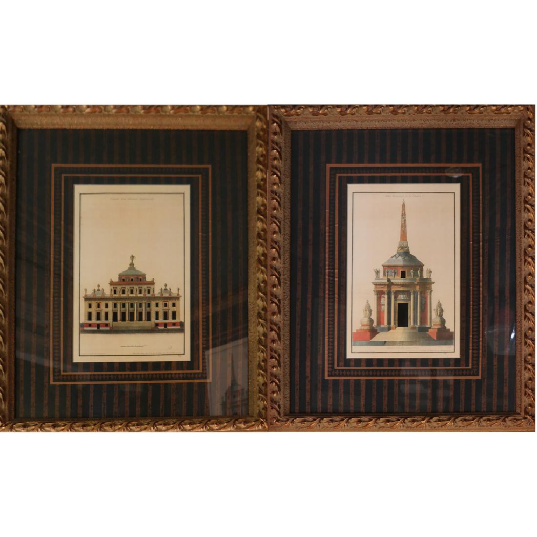 French Architectural Engraving - Deneufforge (1 of 5)