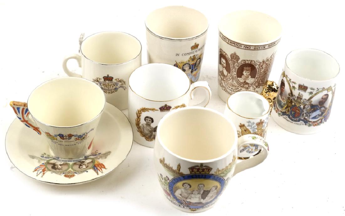 English Commemorative Ceramics - 9 pcs. (1 of 5)