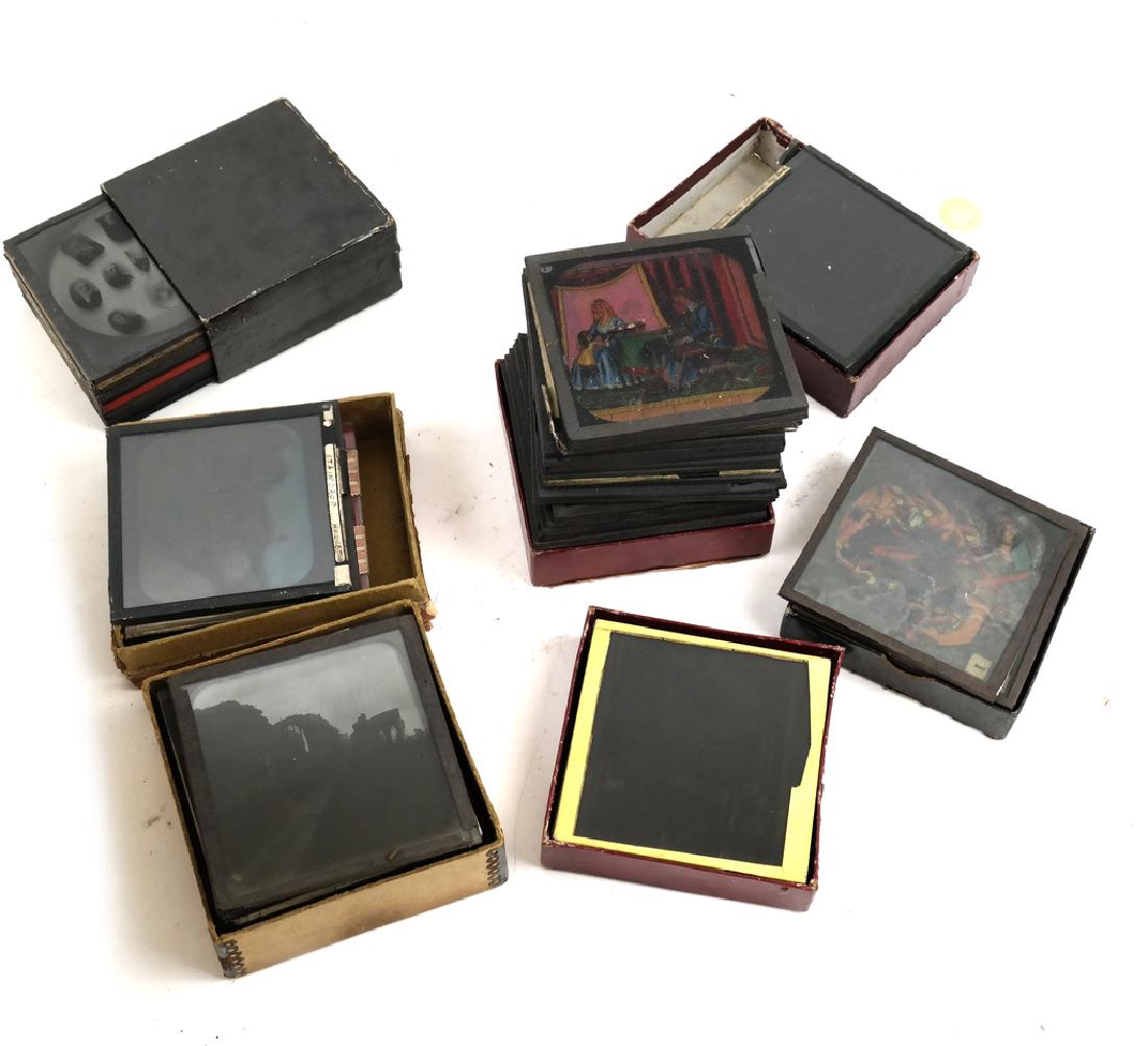 Box of Magic Lantern Slides, Approx 50 Pieces (1 of 6)