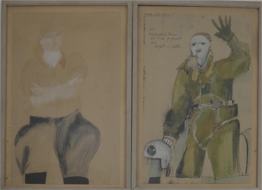 Robert Andrew Parker (Amer., b. 1927) - 2 Illustrations (1 of 6)