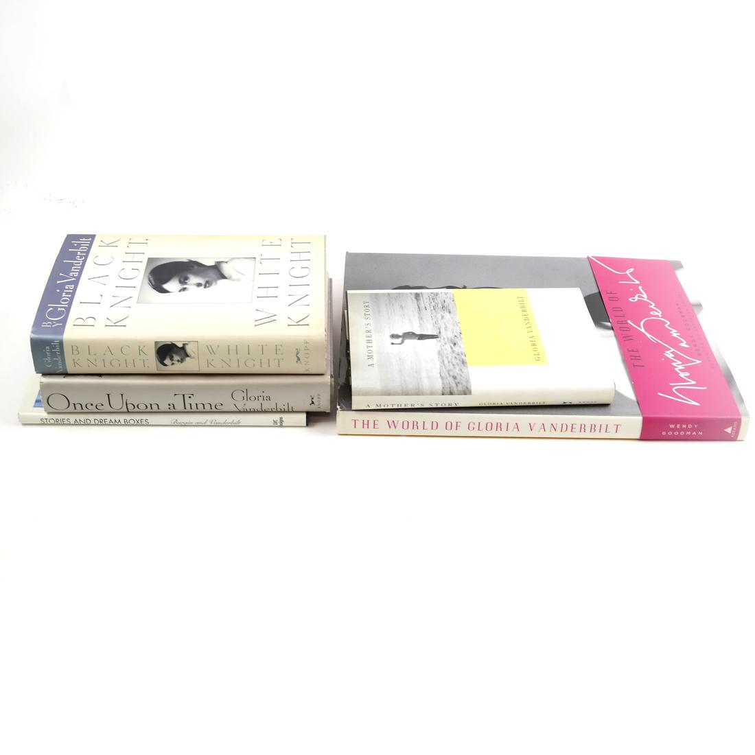 Five Autographed Books By/About Gloria Vanderbilt (1 of 3)