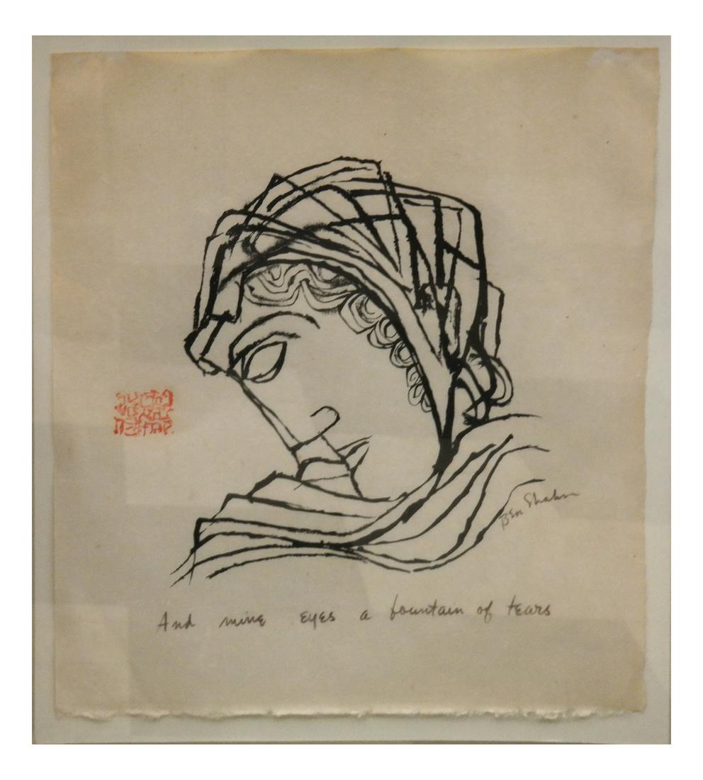 Ben Shahn (Lithuanian-American, 1898-1969), Print (1 of 5)