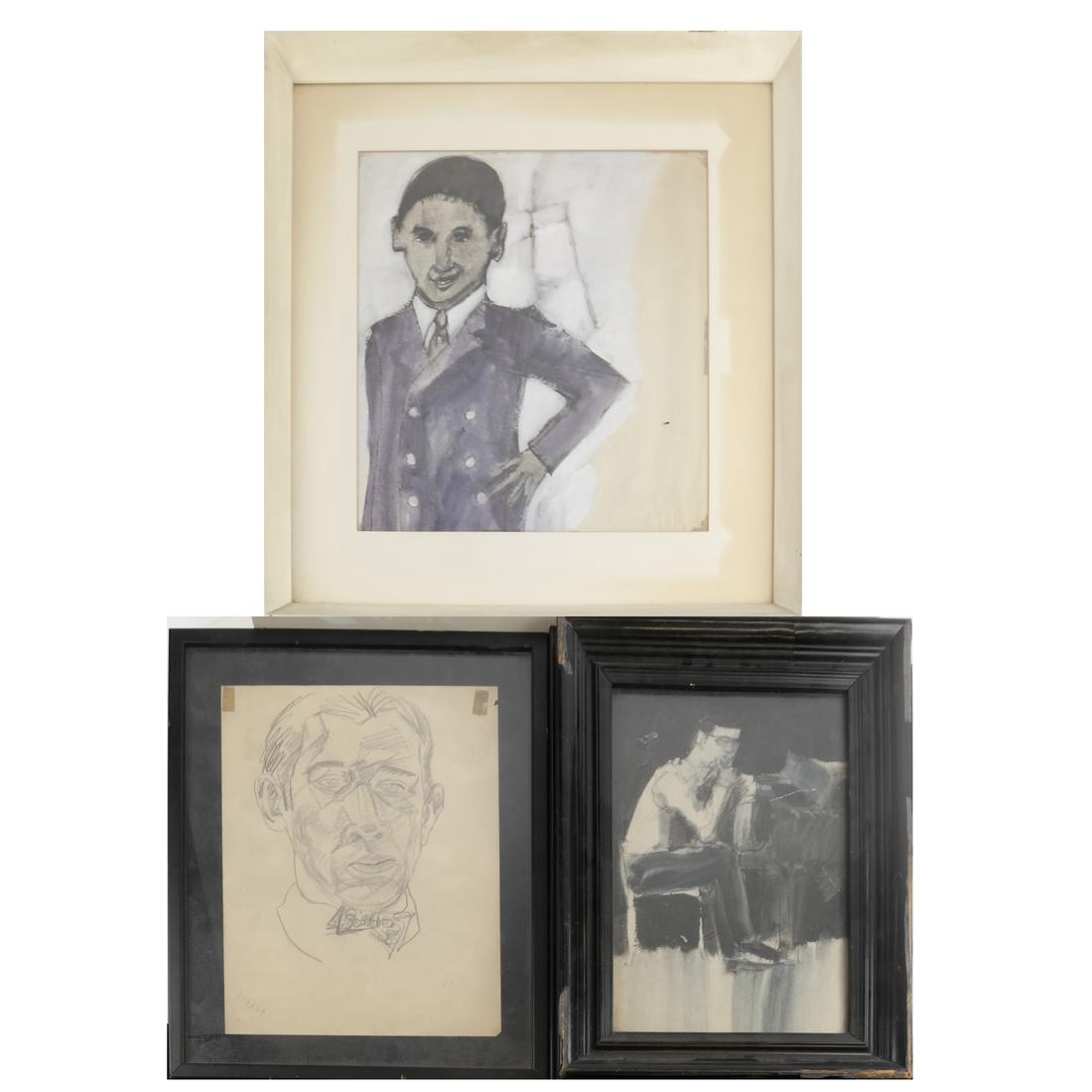 3 Works - Portraits of a Gentleman (1 of 8)