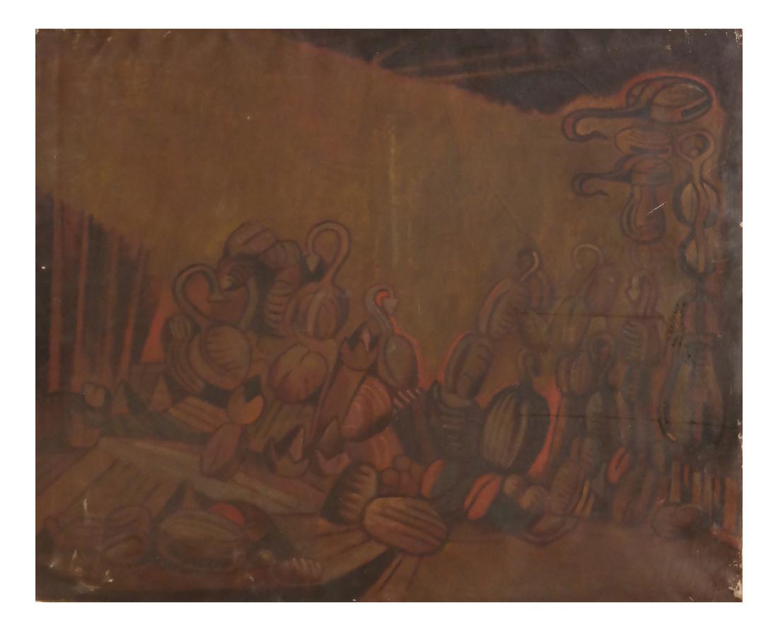 Oil on Canvas, Modernist Latin American Still Life (1 of 5)