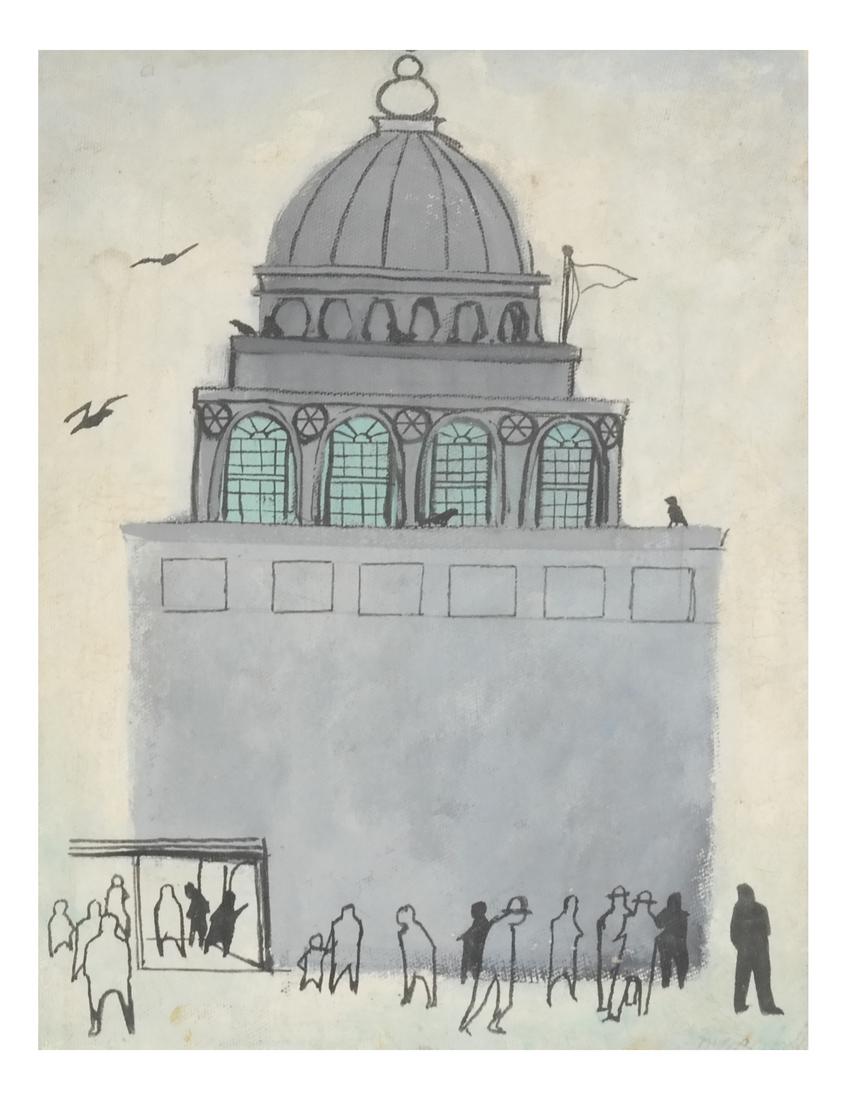 Oil on Canvas, Capitol Building (1 of 5)