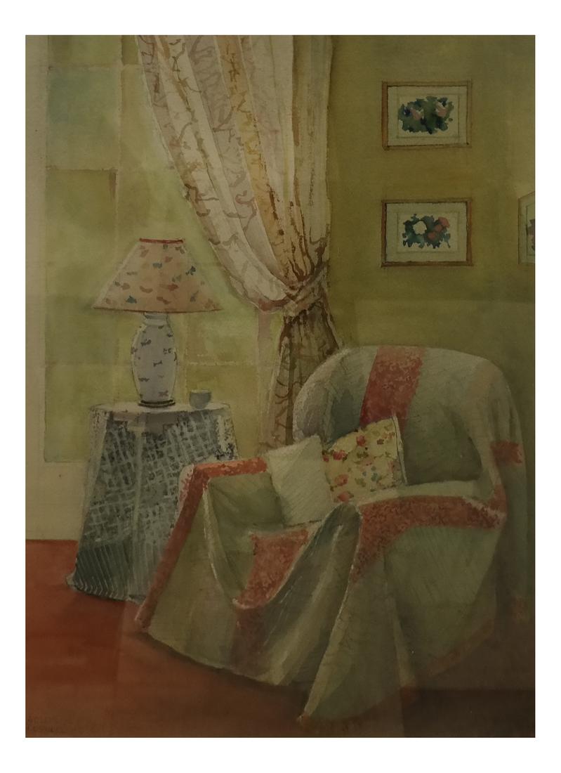 Arlene Cornell - NY Interior - Watercolor (1 of 3)