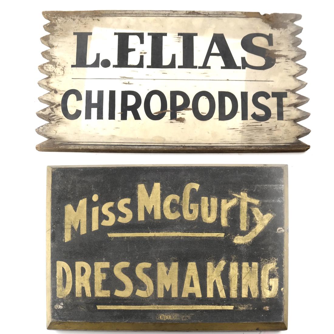 Two Vintage Advertising Signs (1 of 6)