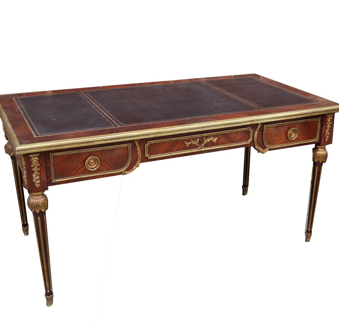 Antique French Ormolu-Mounted Bureauplat (1 of 10)