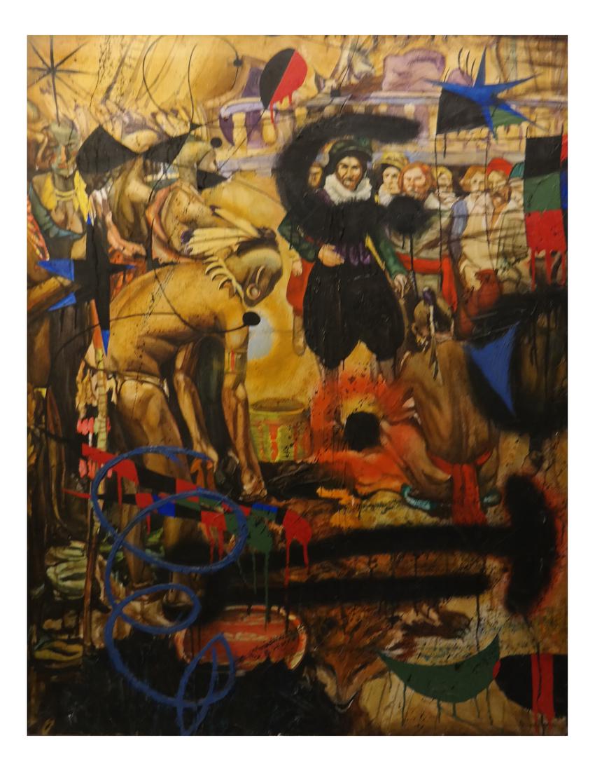 Robert Kitchen, Tradesmen - Oil on Canvas (1 of 6)