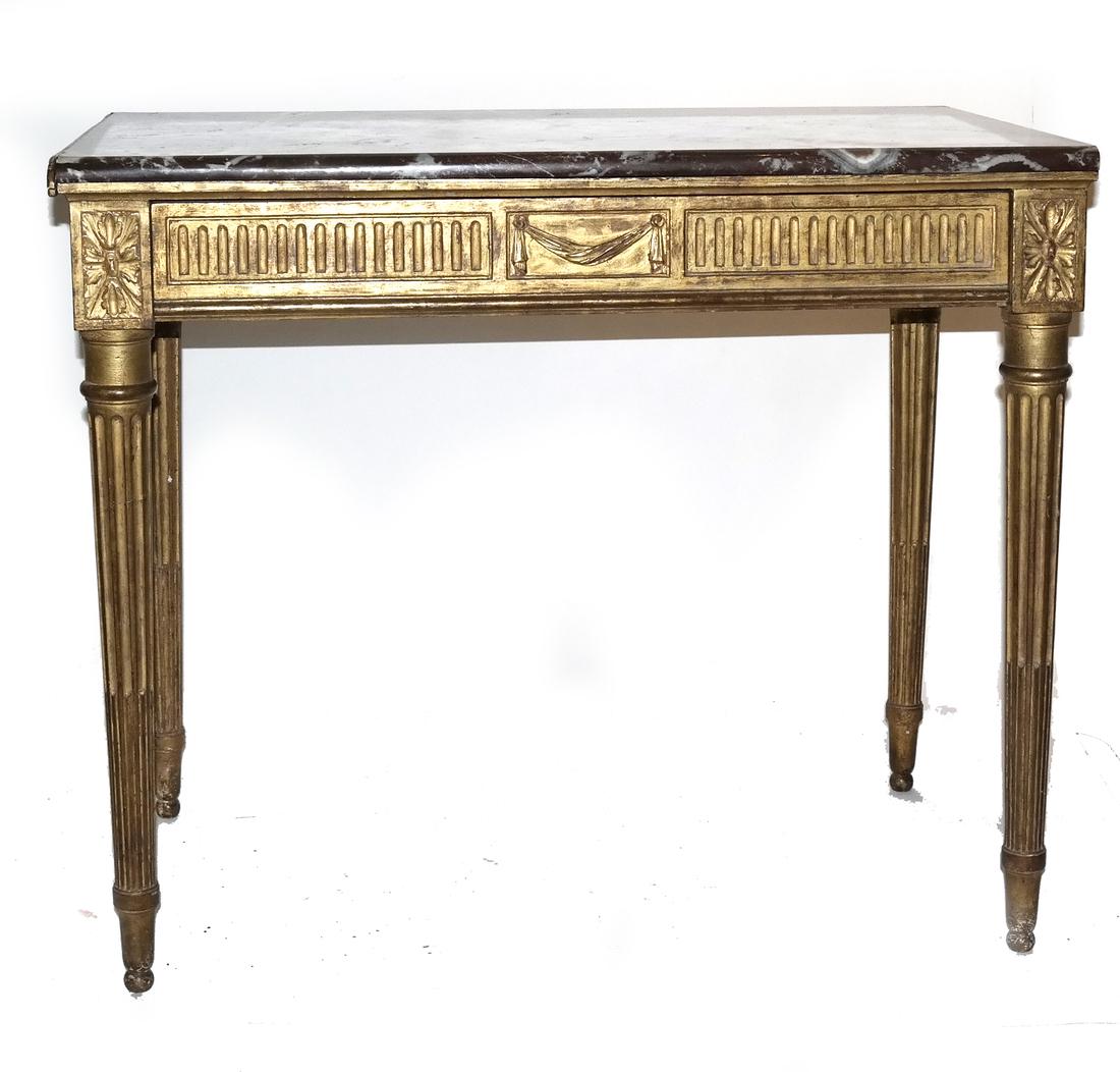 Gilt Wood Writing Desk (1 of 7)