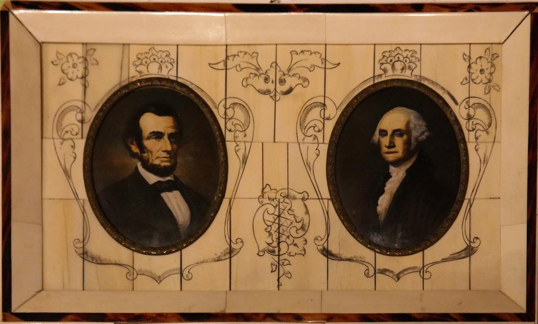 G. Washington and A. Lincoln Miniatures (1 of 5)