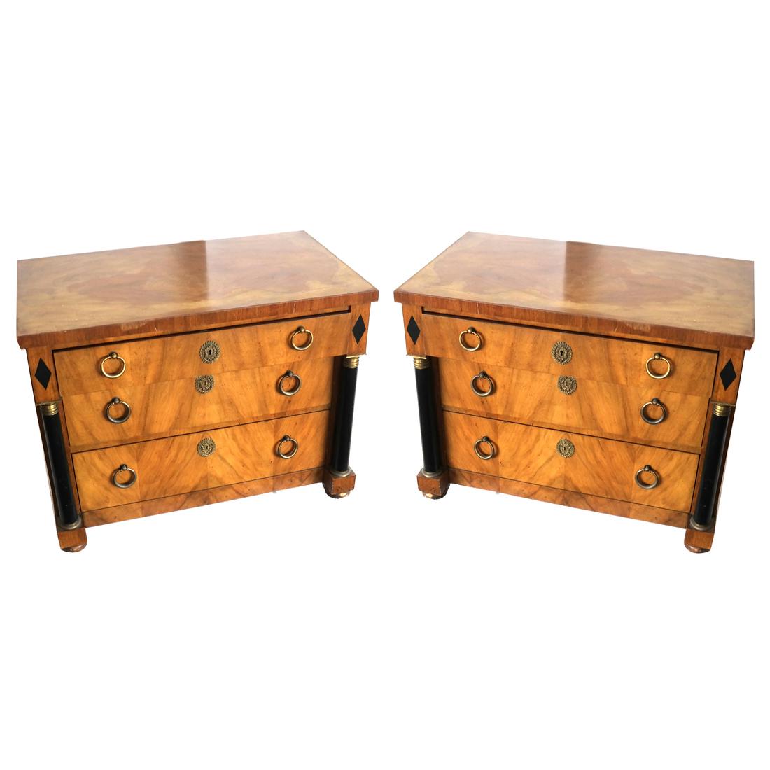Pair of Directoire-Style Chests by Baker (1 of 7)