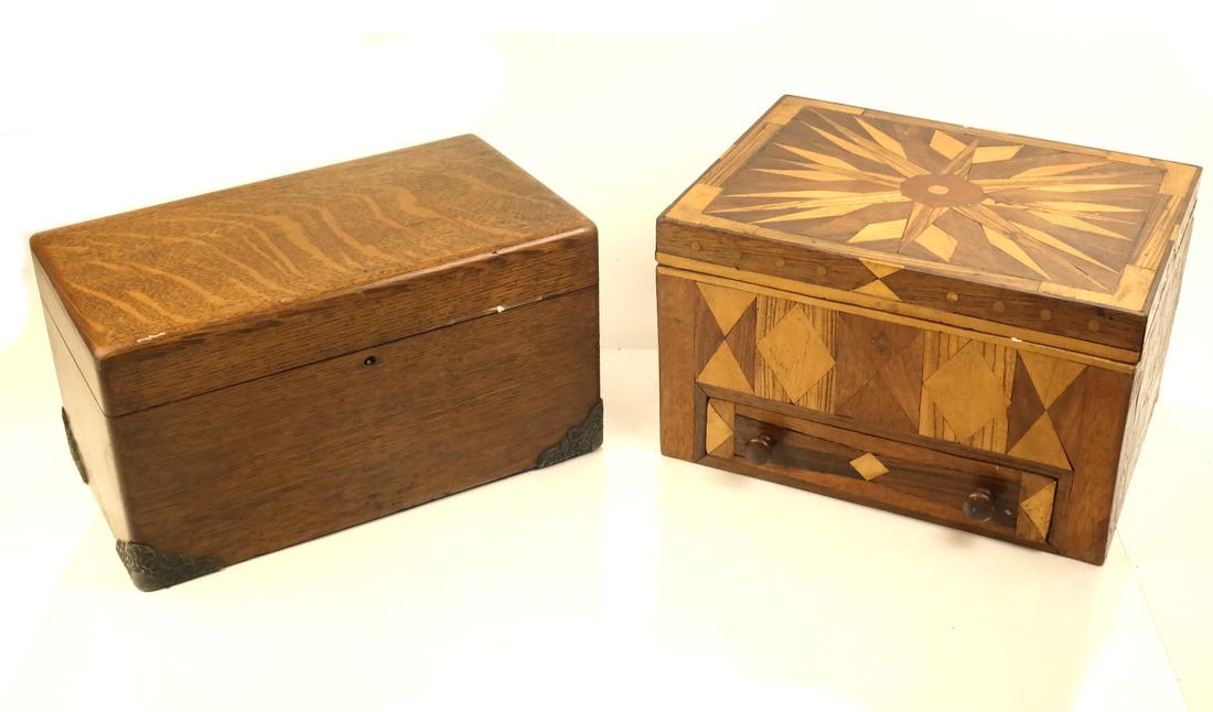 Continental Box; Oak Humidor (1 of 7)