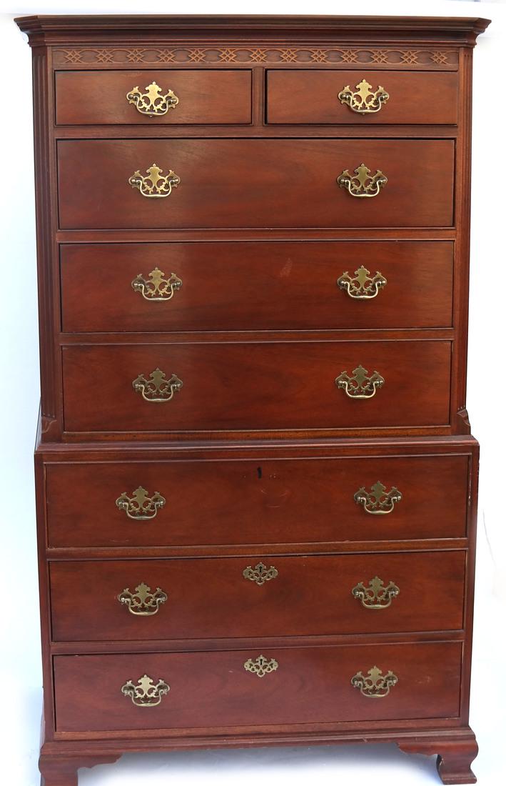 Georgian-Style Highboy by Baker Furniture (1 of 8)