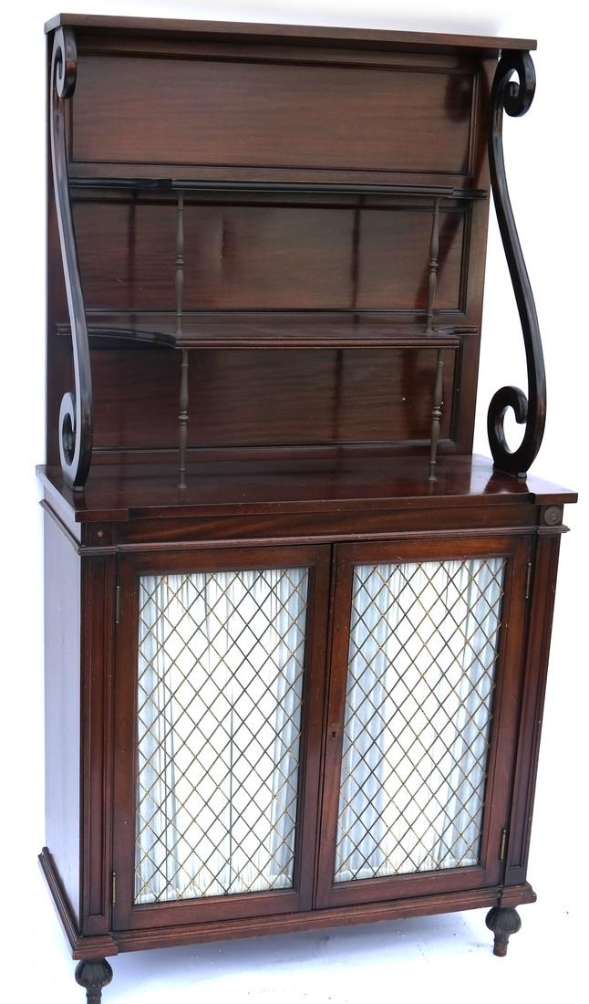 Regency-Style Mahogany Etagere (1 of 6)