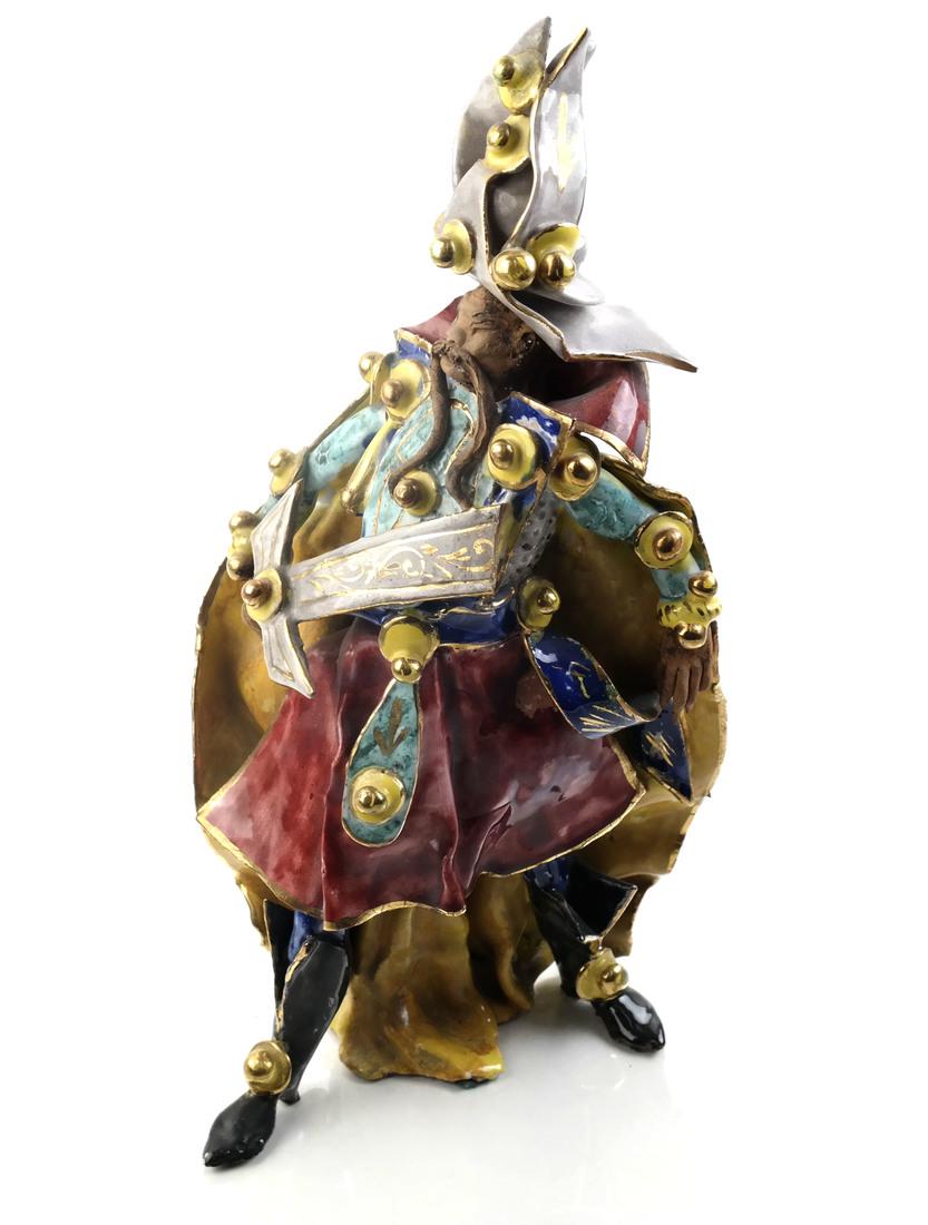 Ceramic Decorated Asian Warrior (1 of 7)