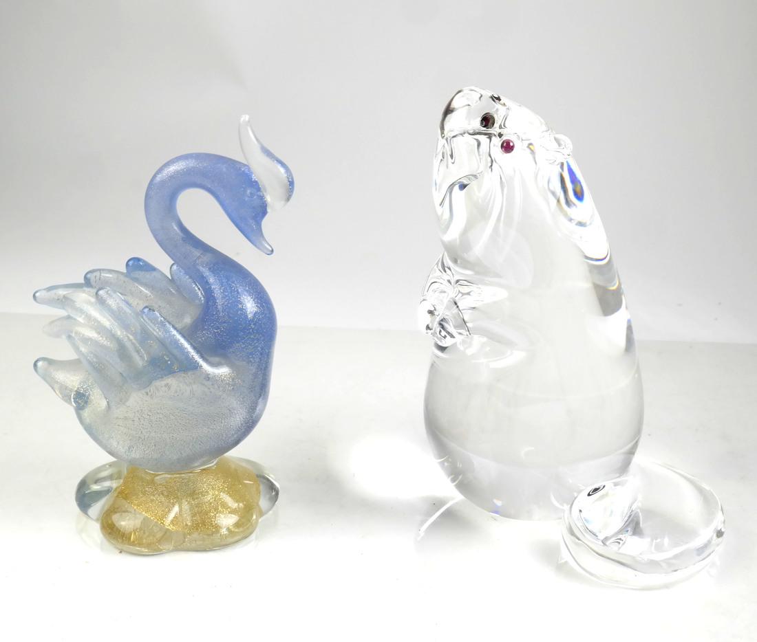 Two Glass Animal Sculptures (1 of 5)