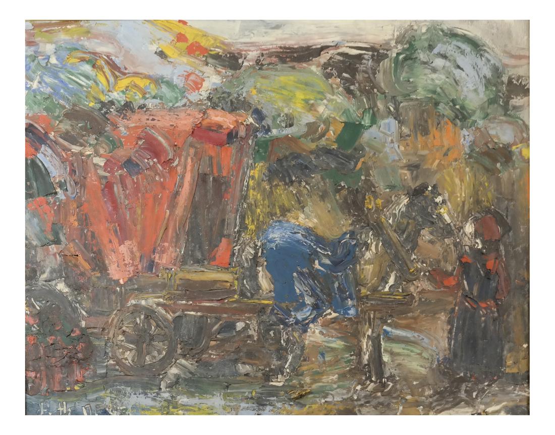 R. Henri, Abstract - Acrylic on Canvas (1 of 6)