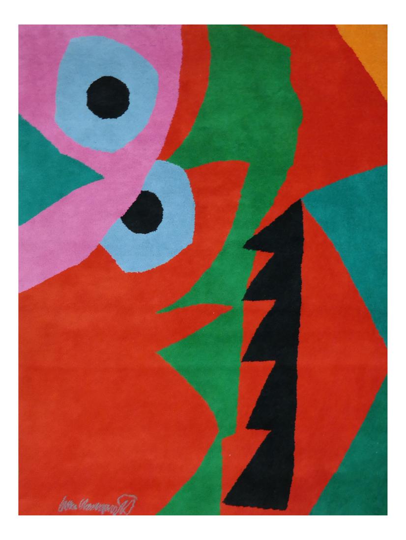 Serge Chermayeff Contemporary Abstract Wall Textile (1 of 6)