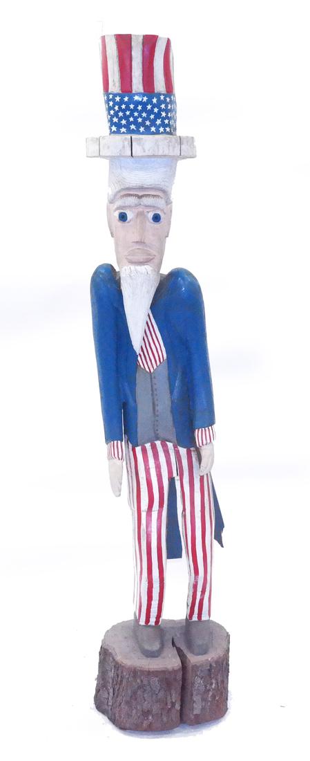 Decorated Sculpture of Uncle Sam (1 of 7)