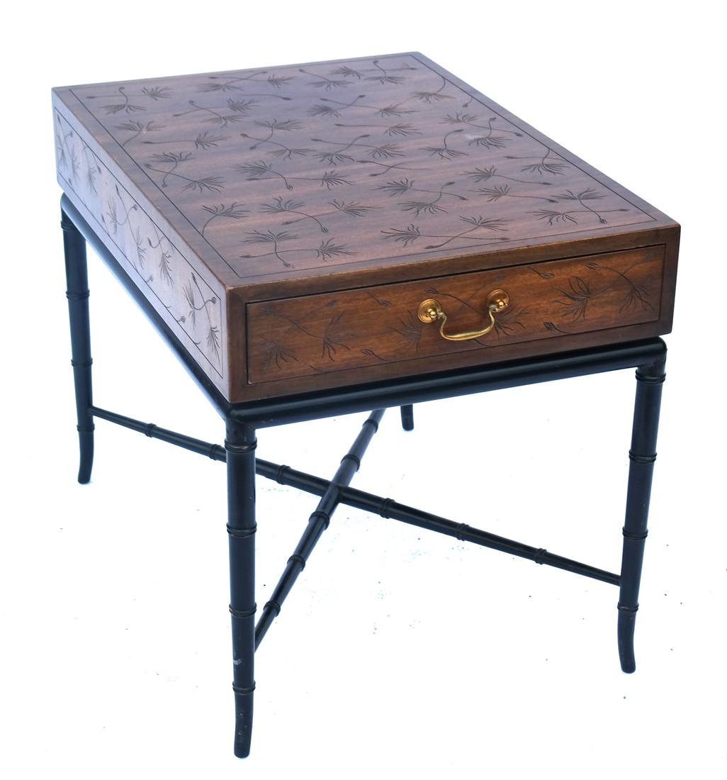 Asian Inspired Incised Low Table By Kittinger Apr 07 2018